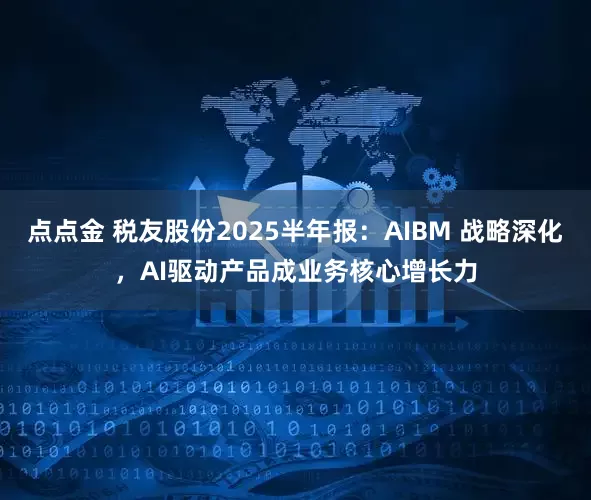 点点金 税友股份2025半年报：AIBM 战略深化，AI驱动产品成业务核心增长力